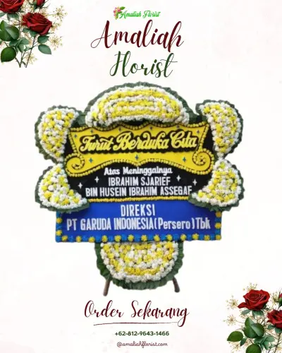 Papan Bunga Duka di Cipambuan