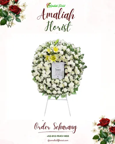 Krans Bunga Duka Cita di Cipambuan